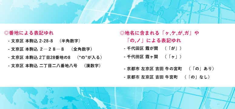 表記統一が難しい「日本の住所のヤバさ」とは？ジオテクノロジーズの 「住所確認サービス」で住所表記のゆれを解決！