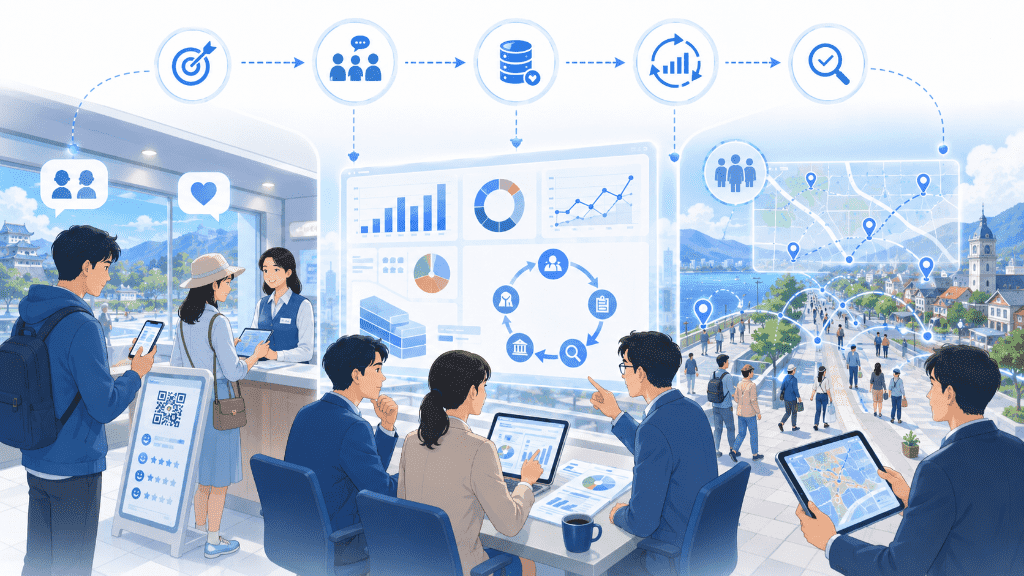 来訪者の声と人の動きから始めるEBPM